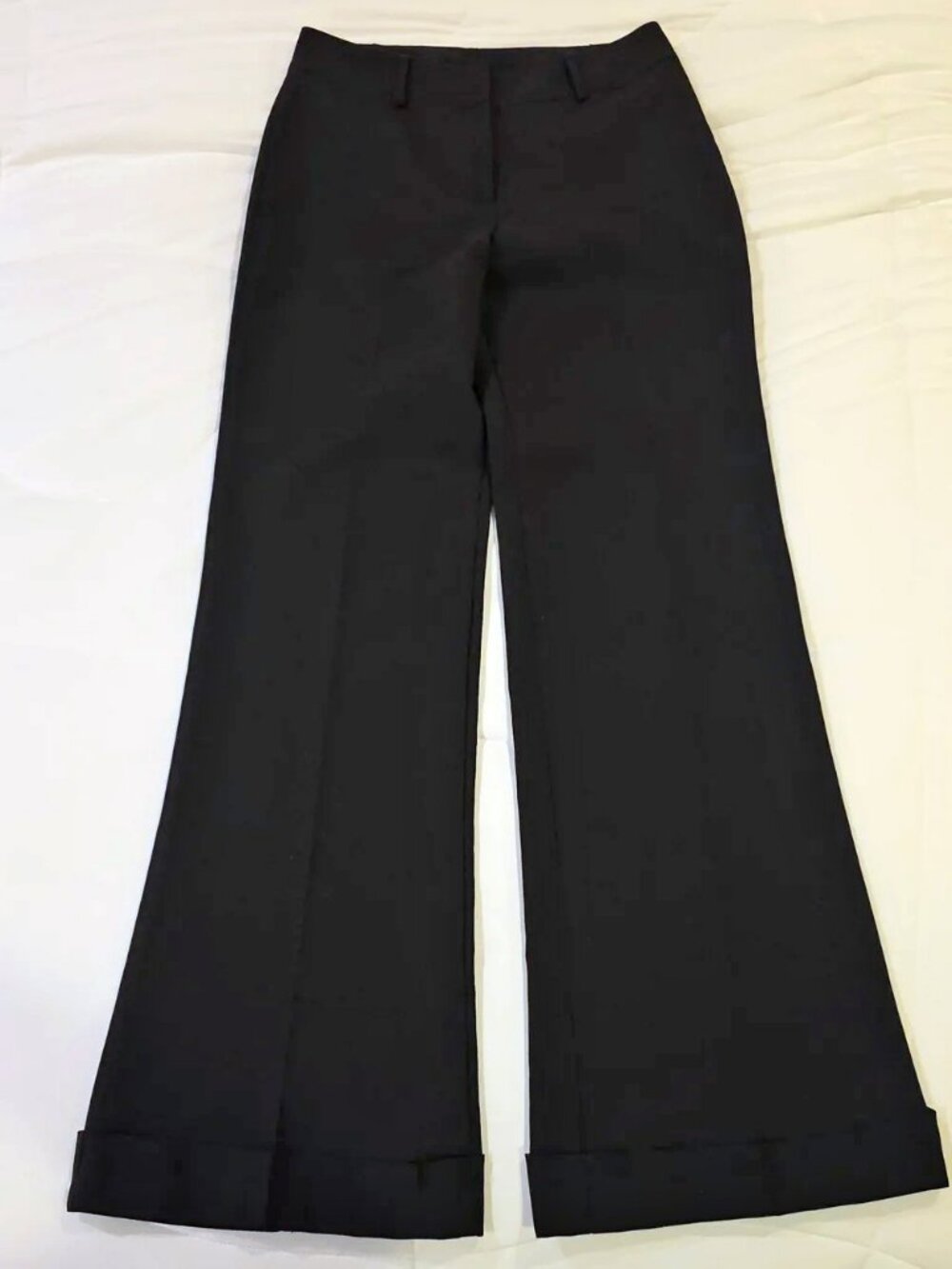 Black Trousers With Cuffed Bottom NWOT